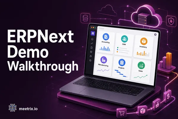 ERPNext Demo Walkthrough: What You Get After Install