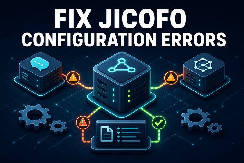 Fix Jicofo Configuration Errors in Jitsi Meet