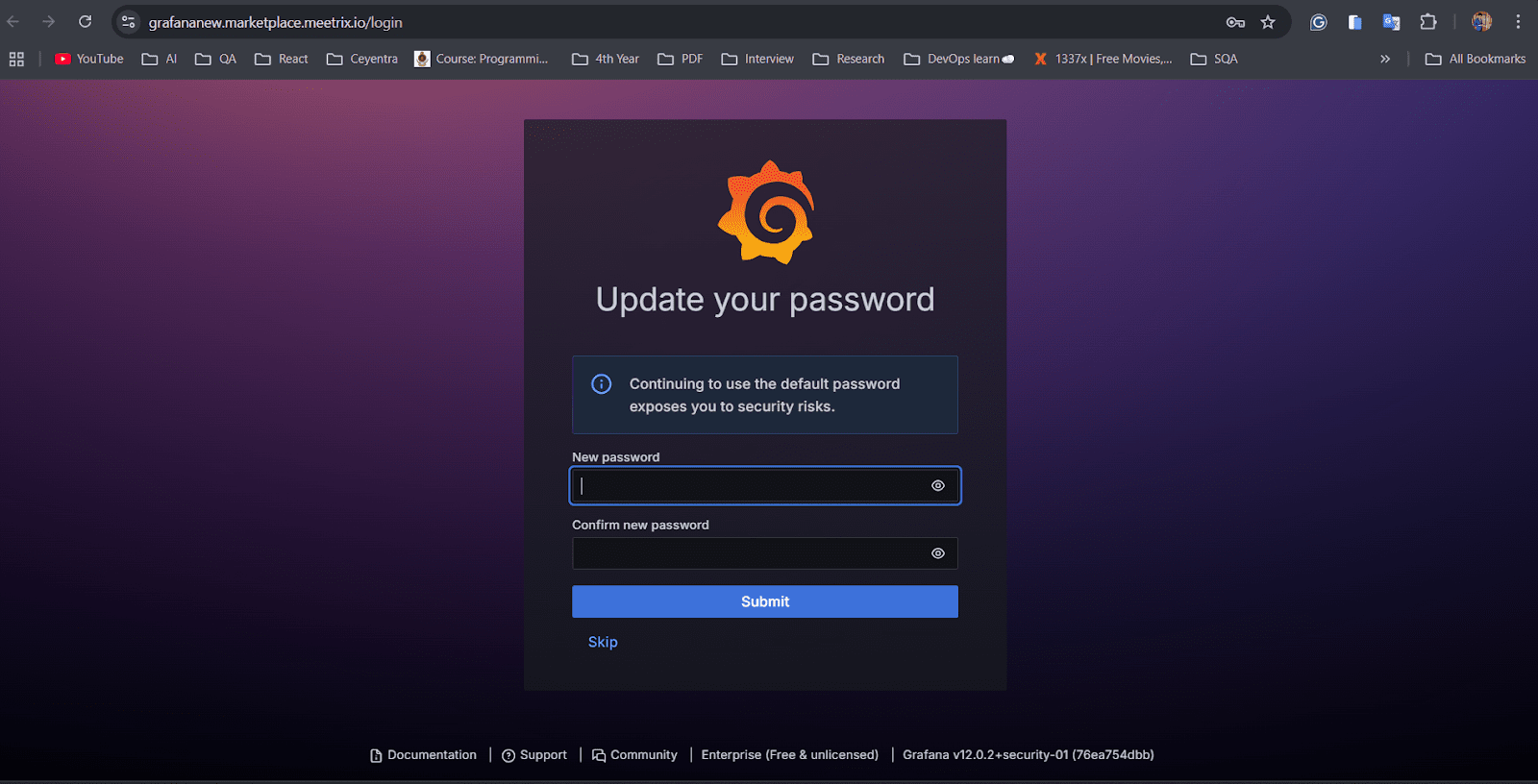 Grafana Dashboard Overview