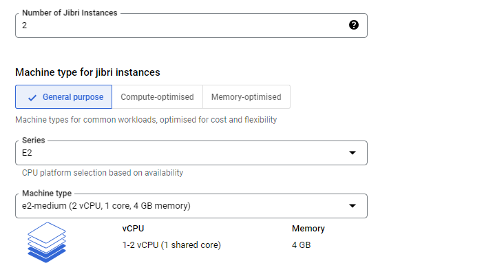Jitsi Meet JVB server count customization on GCP