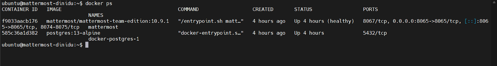 Check the logs