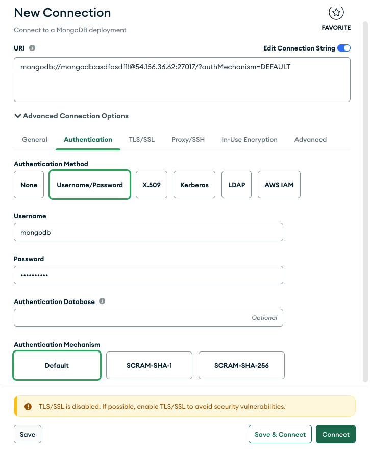 MongoDB Compass Beta
