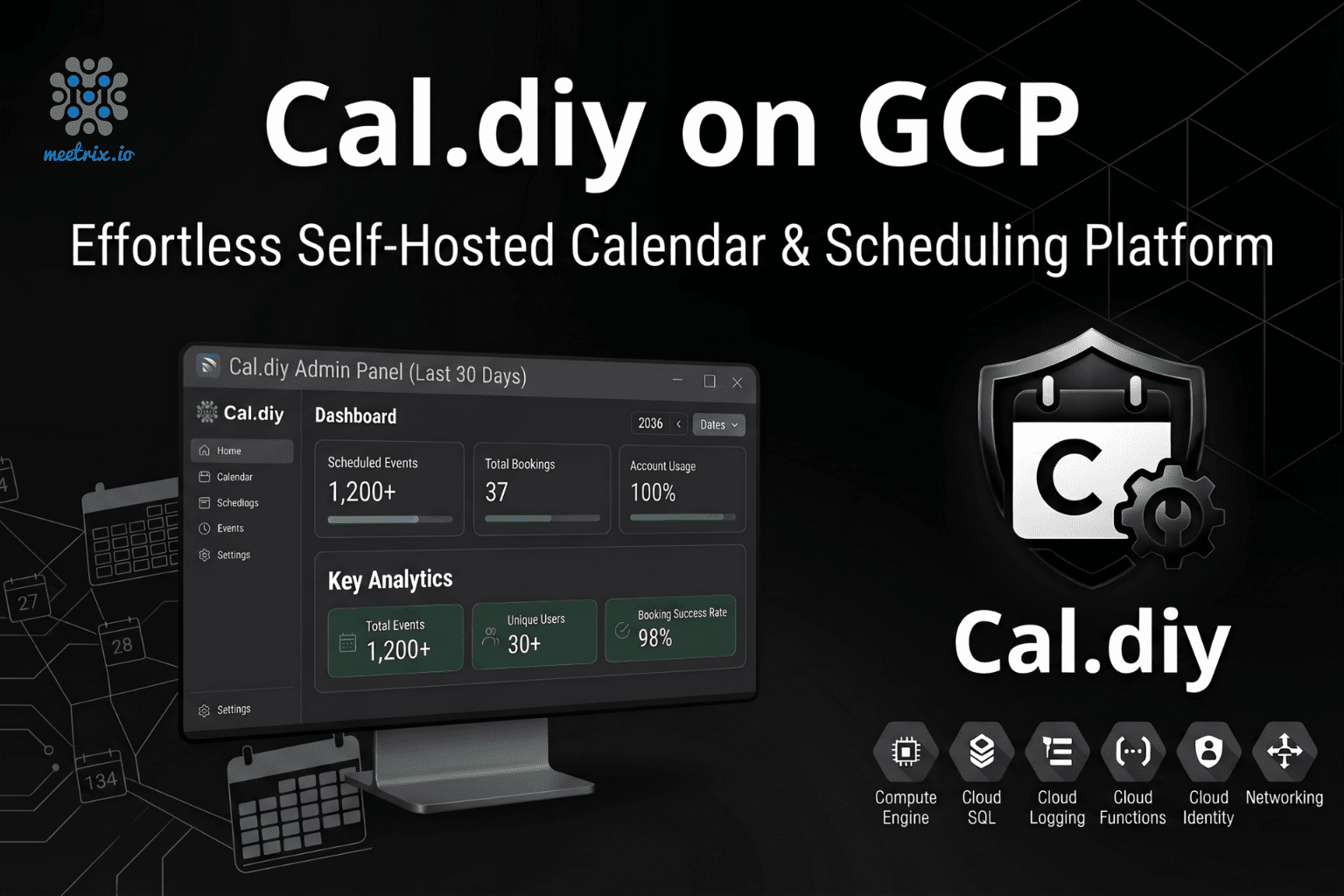 Cal.diy scheduling platform on GCP Marketplace listing