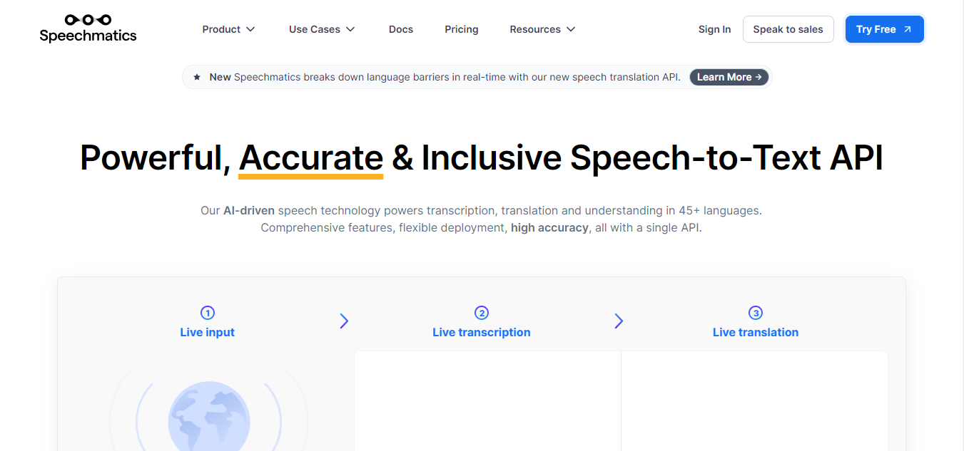 Speechmatics
