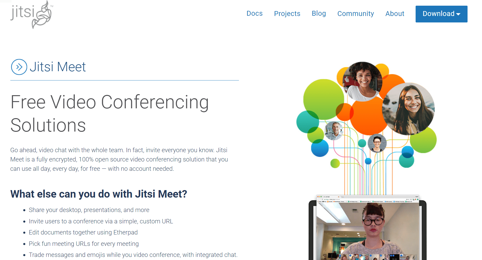 Jitsi Meet Interface